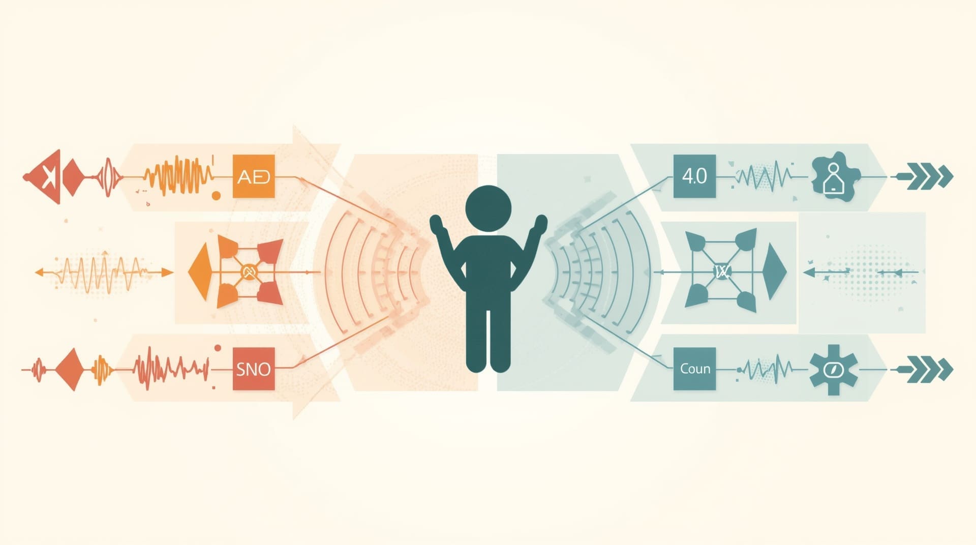 Infographic showing hypersensitivity and hyposensitivity as two contrasting sensory directions in autism