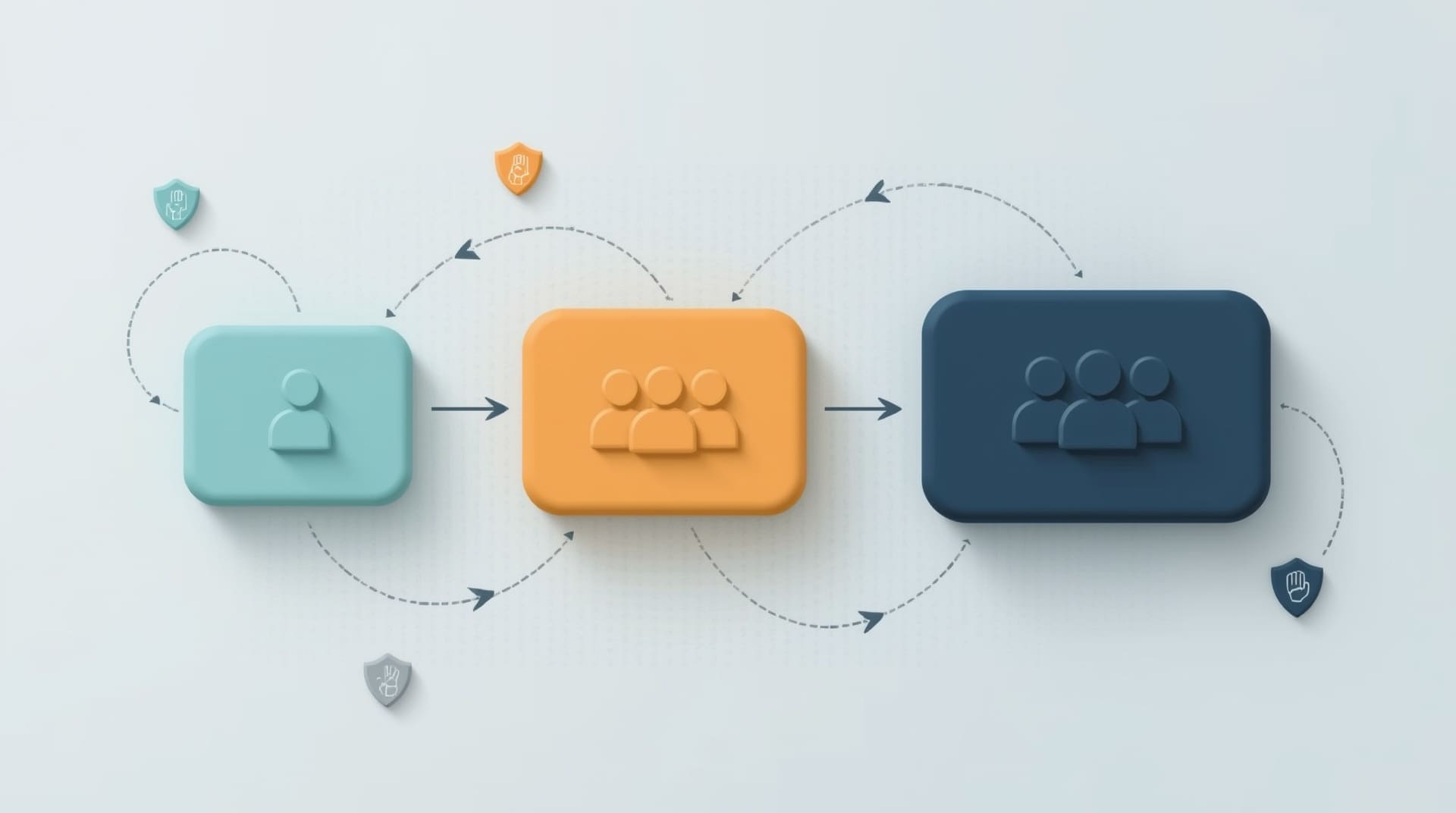 Infographic showing three autism spectrum disorder support level tiers visually compared